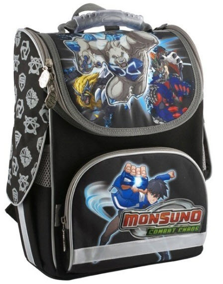 Рюкзак шкільний каркасний Monsuno MS14-501-2K