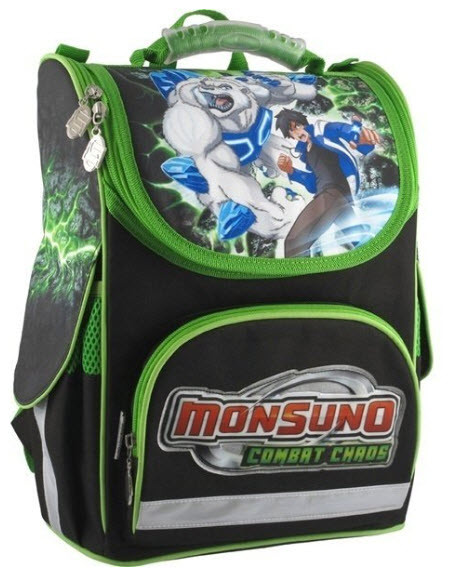 Рюкзак шкільний каркасний Monsuno MS14-501-1K