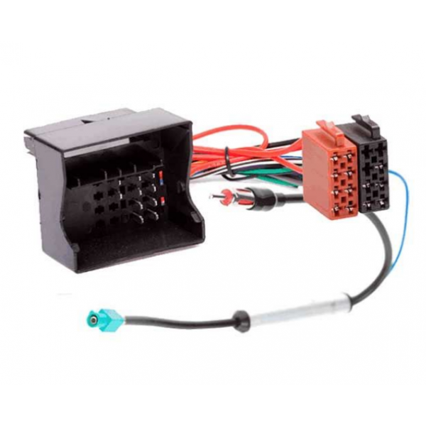 Перехідник ISO Audi, Skoda, Volkswagen, Seat AWM 125-105 з антенним адаптером