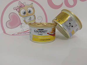 Консерва Gourmet Gold Гурме Голд Ніжні биточки з куркою і морквою для кішок 85г