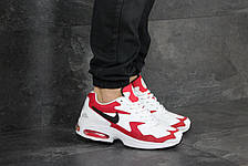 Кросівки чоловічі Nike Air Max 2,білі з червоним 41р, фото 2