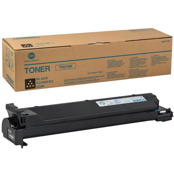 TN-213 K Тонер Black (чорний) на 24 500 копій, 5% заповнення для bizhub C203/C253