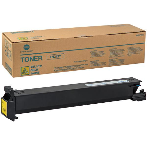 TN-213 Y Тонер Yellow (жовтий) на 19 000 копій, 5% заполения для bizhub C203/C253