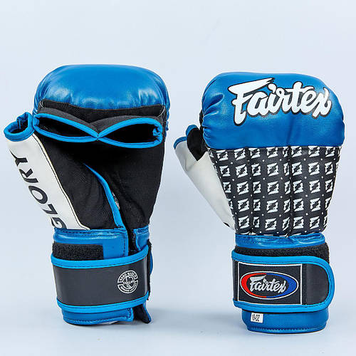 Перчатки гибридные для единоборств ММА кожаные FAIRTEX LD-FGVB17 (р-р ...