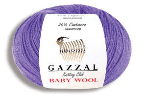 Gazzal Baby wool (Газзал бебі Вул) 40% мериносова вовна,20% кашемір,40% поліакріл