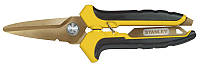 Универсальные ножницы по металлу 200*60мм с титановым покрытием (жесть, пластик, кабель) STANLEY STHT0-1410
