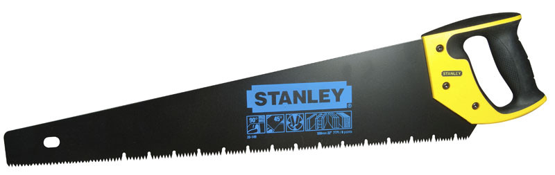 Ножівка по дереву і гіпсокартону 550мм 7TPI Jet-Cut з покриттям Appliflon STANLEY 2-20-149