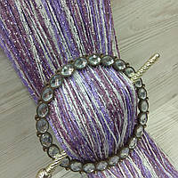 Штори-нитки з люрексом