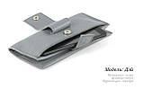 Шкіряний сірий гаманець, фото 5