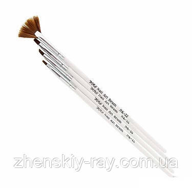 Набір пензлів для малювання Yre Nail Art Brush NK-22, 4 шт., фото 1