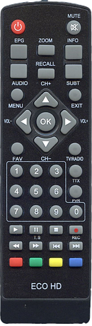 Пульт ДУ для Orto Shuttle Orto Eco HD, Simax T2 871F2, фото 1