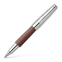 Ручка роллер Faber-Castell E-motion Pearwood dark brown, корпус дерево груши, 148215