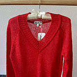 Мохеровий светр з люрексом червоний, фото 5