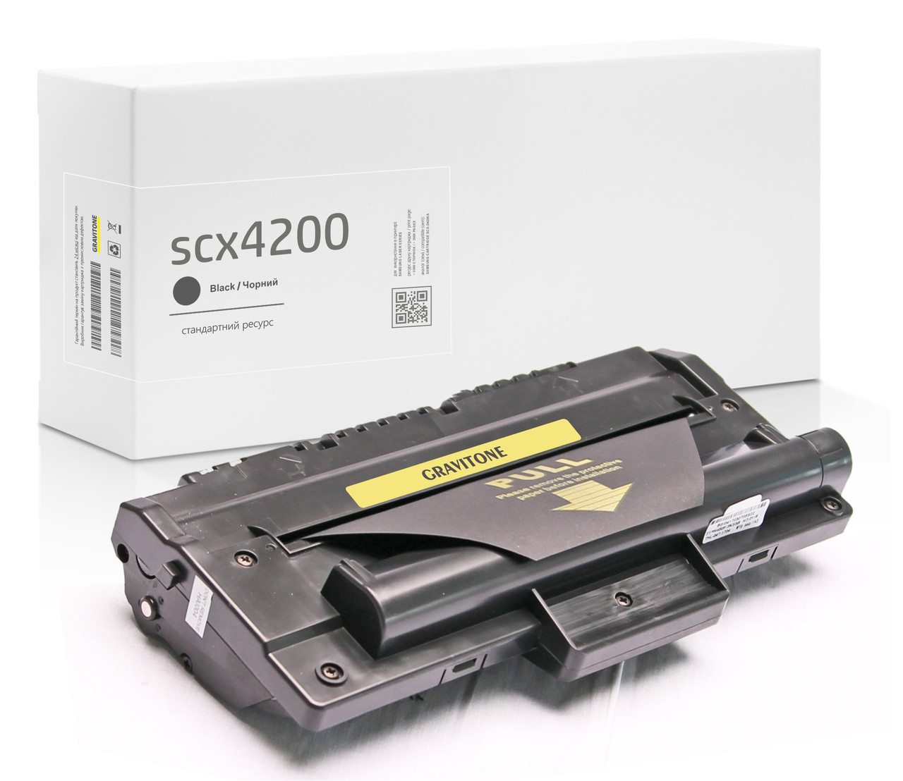 Сумісний Картридж Samsung SCX-4200 (SCX4200), чорний, 3.000 стор., Gravitone D-Toner, фото 1