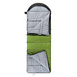 Спальний мішок з капюшоном Naturehike U250 вага 1,5 кг 5-10℃ Green, фото 5