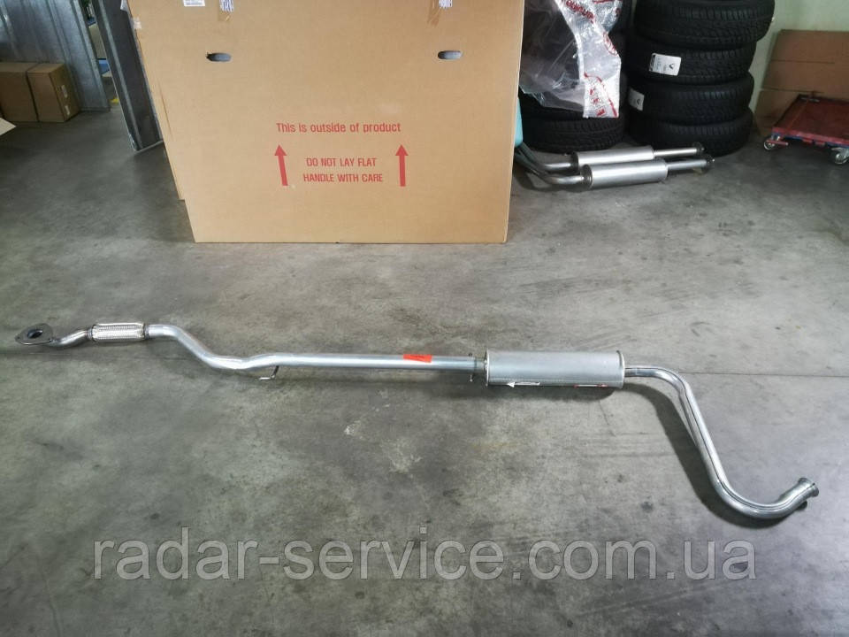 Труба приёмная Ланос с резон.под катализ.хомут датч.кислорода Euro 3 ...