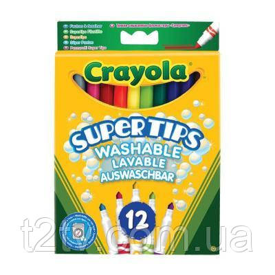 Набір для творчості Crayola 12 тонких фломастеров ярких цветов (7509)