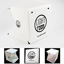 Photobox, лайткуб, LIGHT ROOM з LED для предметної з зйомки.Оригінал, фото 2