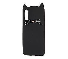 Чохол 3D Animal для Samsung Galaxy A70 Cat Black