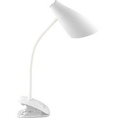 Настільна лампа прищіпка 5 Вт, 5500-6000 К, біла