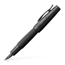 Перова ручка Faber-Castell E-motion pure Black, корпус матовий чорний, перо F, 148621