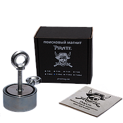Пошуковий магніт F-100х2 Пірат двосторонній + ТРОС 🎁
