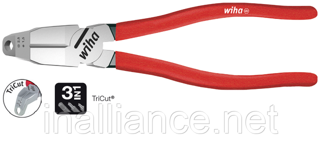 Знімачі ізоляції бокорізи кабелерізи установчі пасатижі TriCut Classic Wiha 38627