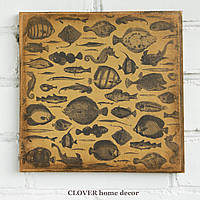 Дерев'яне панно "Fish"