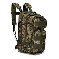 Тактический, походный рюкзак Military. 25 L. Камуфляжный, пиксель, милитари