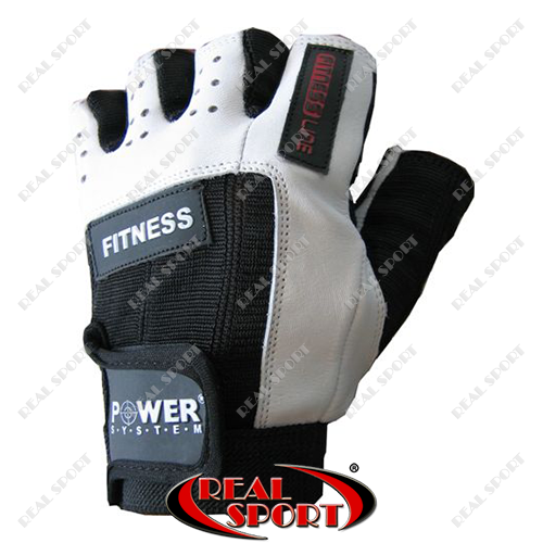 Перчатки для фитнеса Power System PS-2300 Fitness, черно-белые - фото 1 - id-p107459603