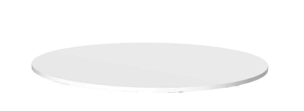 Круглая столешница для кухонного стола (ДСП 25 мм) D800 белый ф-ка Новый стиль - фото 1 - id-p1012111715