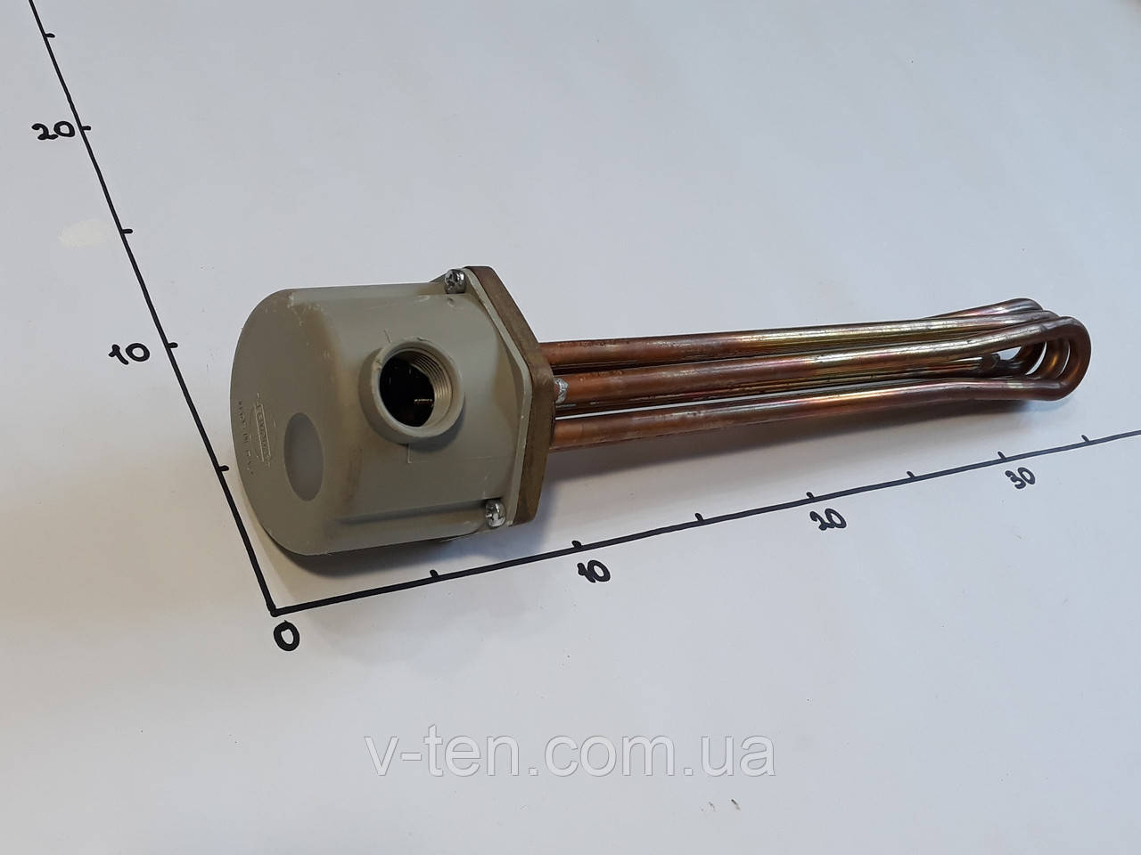 Блок ТЕНів 4500W з різьбою 1,5" Thermowatt (Італія), фото 1