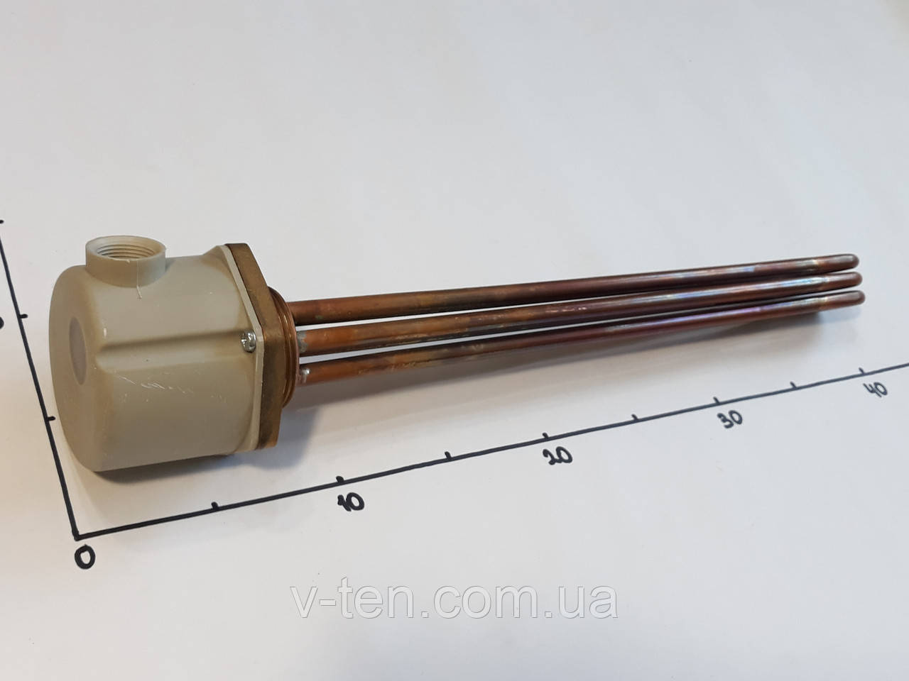 Блок ТЕНів 6000W з різьбою 1,5" Thermowatt (Італія), фото 1