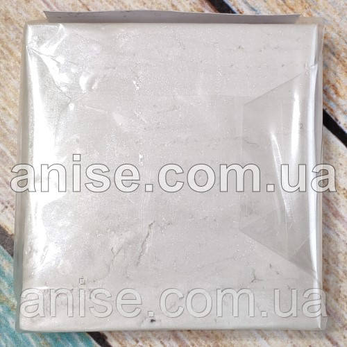 Полимерная глина Lema Metallic, №0301 белый металлик, 64 г / Полімерна глина Lema Metallic №0301 білий металік