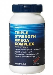 Triple Strength Omega Complex (90 softgels) жирні кислоти GNC