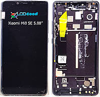 Модуль ( дисплей + сенсор + рамка ) Xiaomi Mi8 se Orig чорний