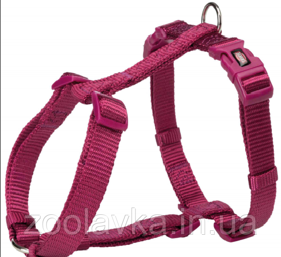 Шлея-восьметка Trixie Premium XS-S 30-44 см/10 мм яскраво-рожева