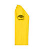 Жіноча футболка однотонна яскраво-жовта 372-К2, фото 3
