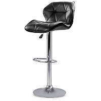 Барний стілець Hoker SEVILA з поворотом сидіння 360 градусів і підставкою для ніг Чорний R_0398