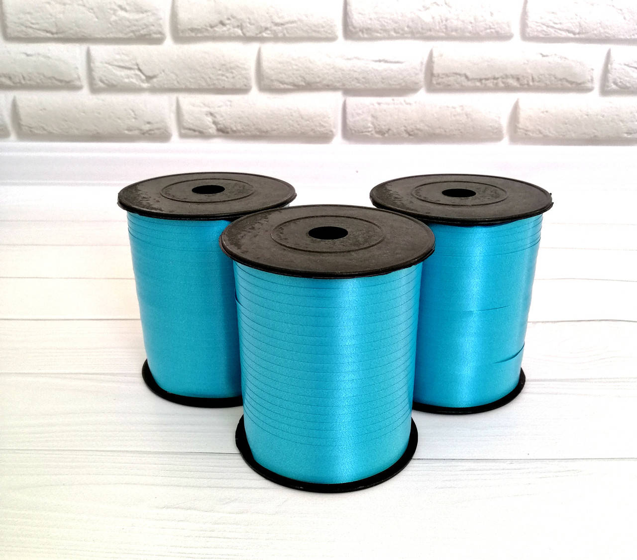 

Лента для воздушных шаров голубая, 300м