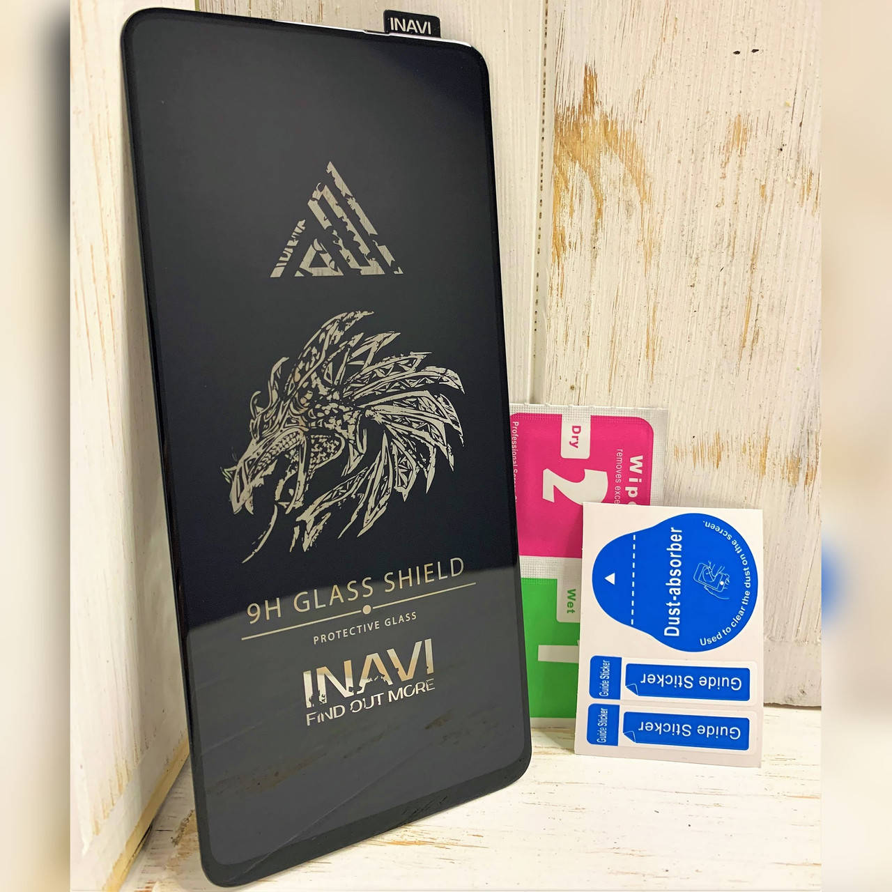 

Защитное стекло для Xiaomi Mi 10T Pro Inavi чёрное, Прозрачный