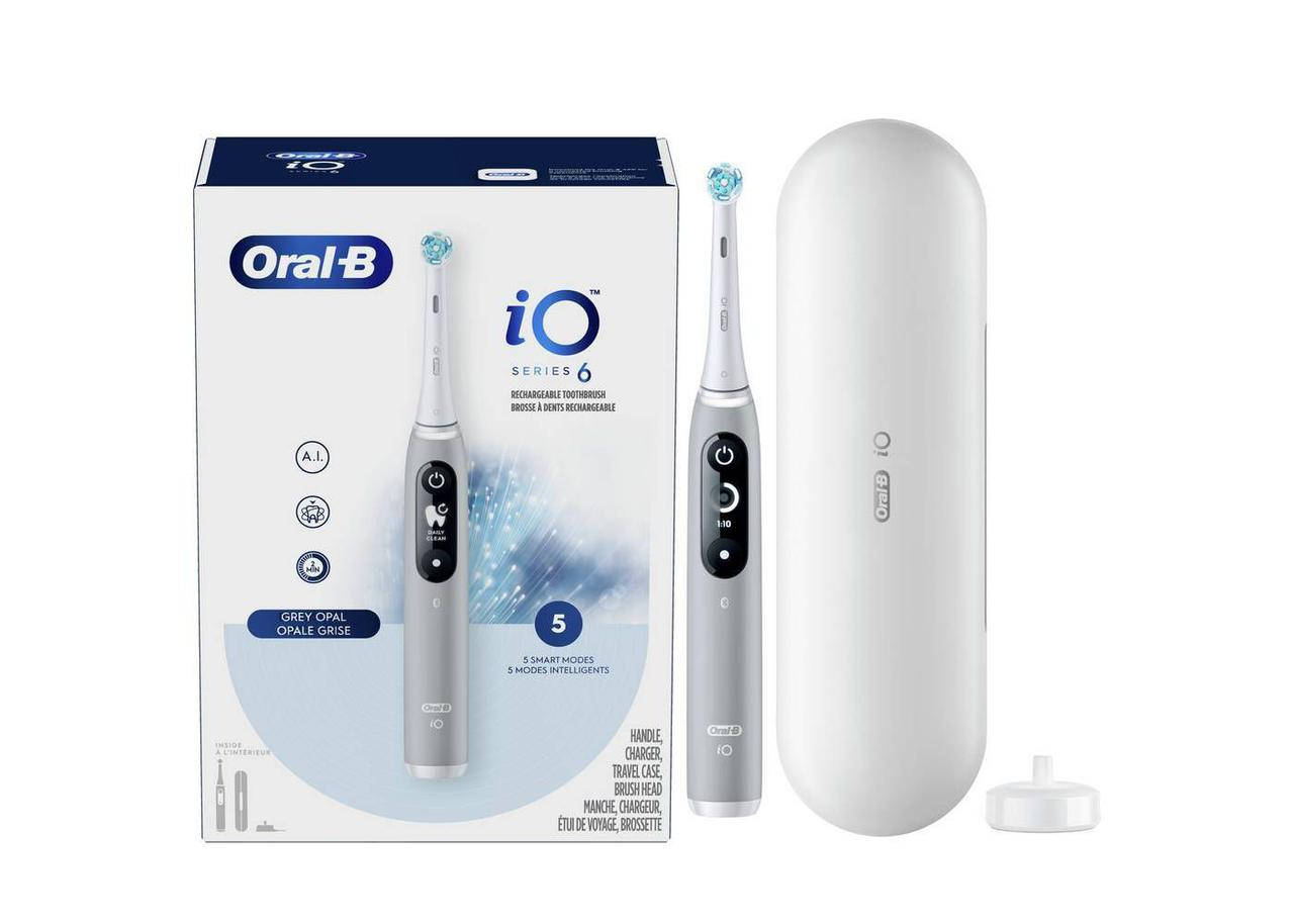 

Электрическая зубная щетка BRAUN Oral-B iO Series 6 Grey iO M6.1A6.1K, Черный