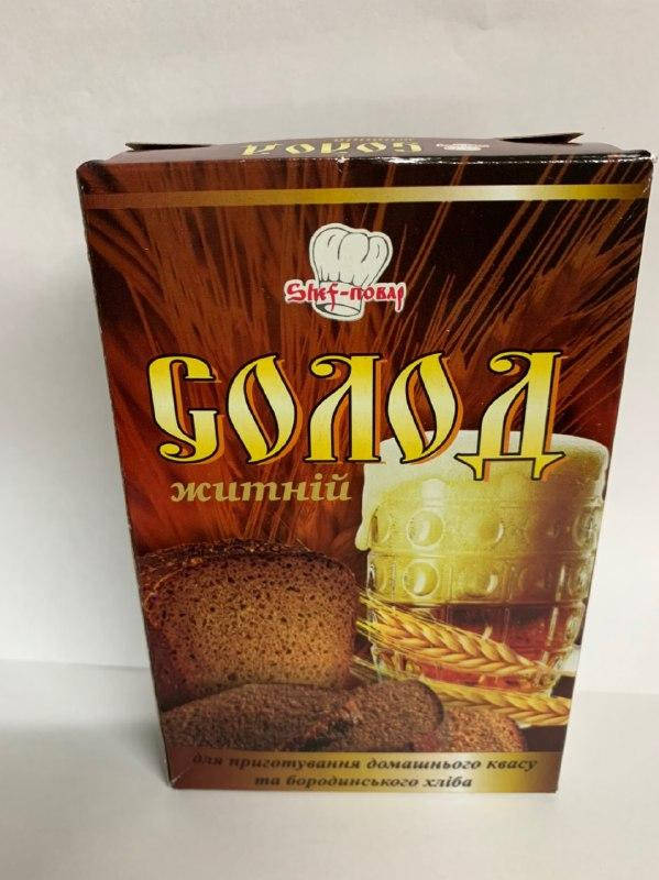 

Солод ржаной 150г ТМ "Shef-повар"