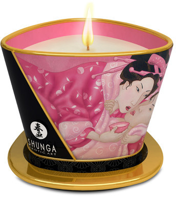 Масажна свічка масло MASSAGE CANDLE ROSES, 170 мл