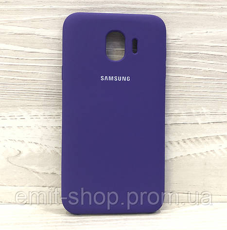 Оригінальний чохол Soft touch для Samsung Galaxy J4 2018 (J400) Violet, фото 2