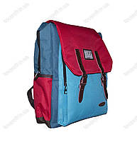 Рюкзак шкільний/спортивний кольоровий - Червоно-блакитний - 988