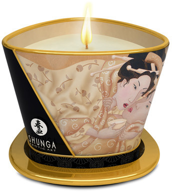 Масажна свічка масло MASSAGE CANDLE ВАНІЛЬ, 170 мл