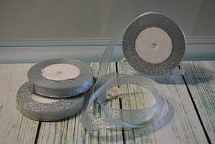 Стрічка парча, 15 мм (22метра), колір — бірюзовий світлий