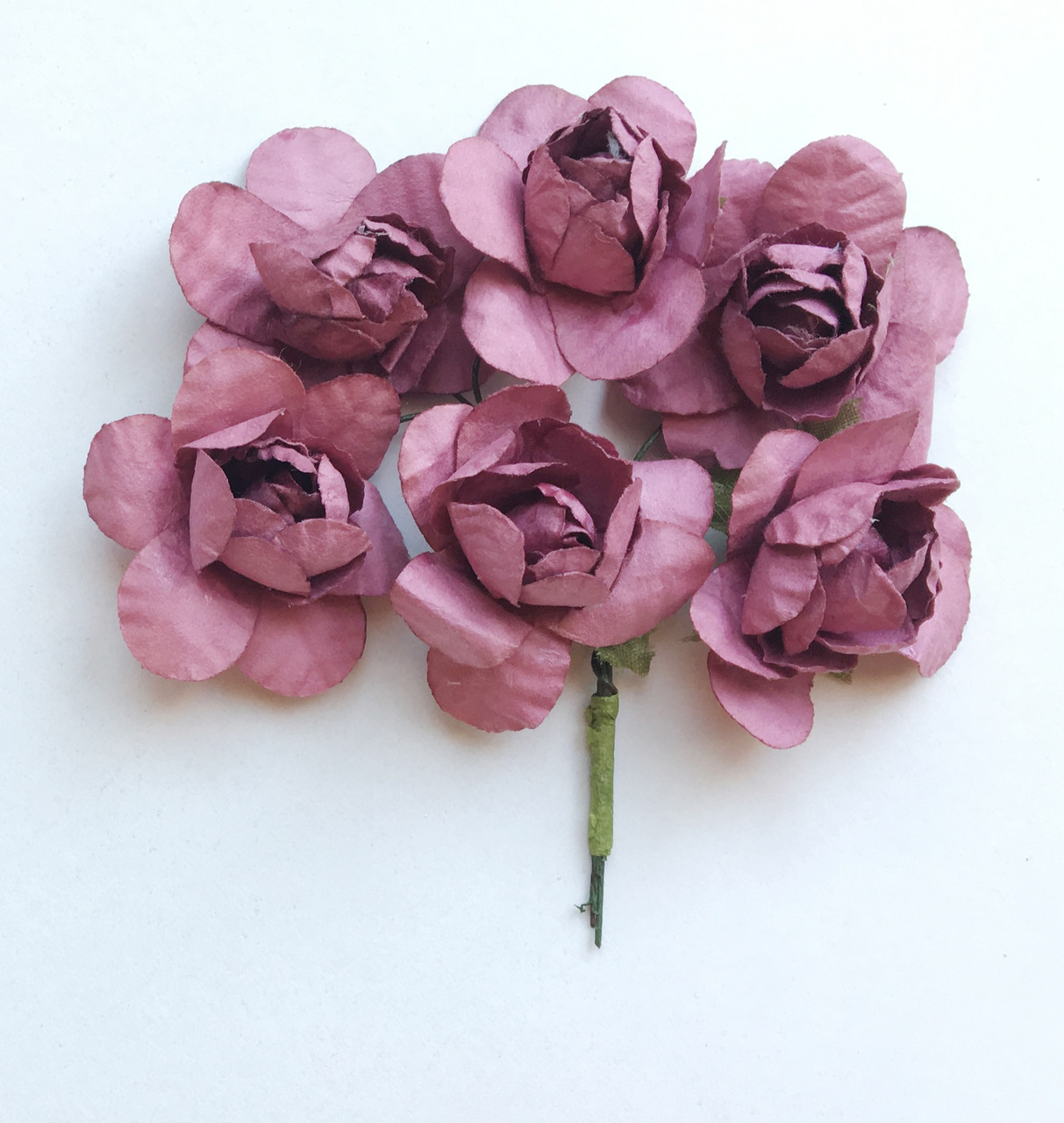 Квіти з паперу (KW006), винний, фото 1