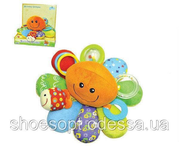 М'яка розвивальна плюшева іграшка Восьминіжок, фото 1